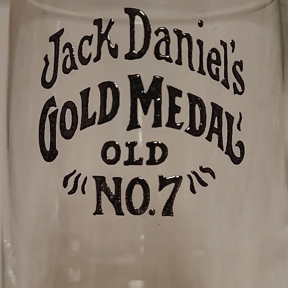 Pair of Jack Daniels Gold Medal No.7 Whiskey Glasses